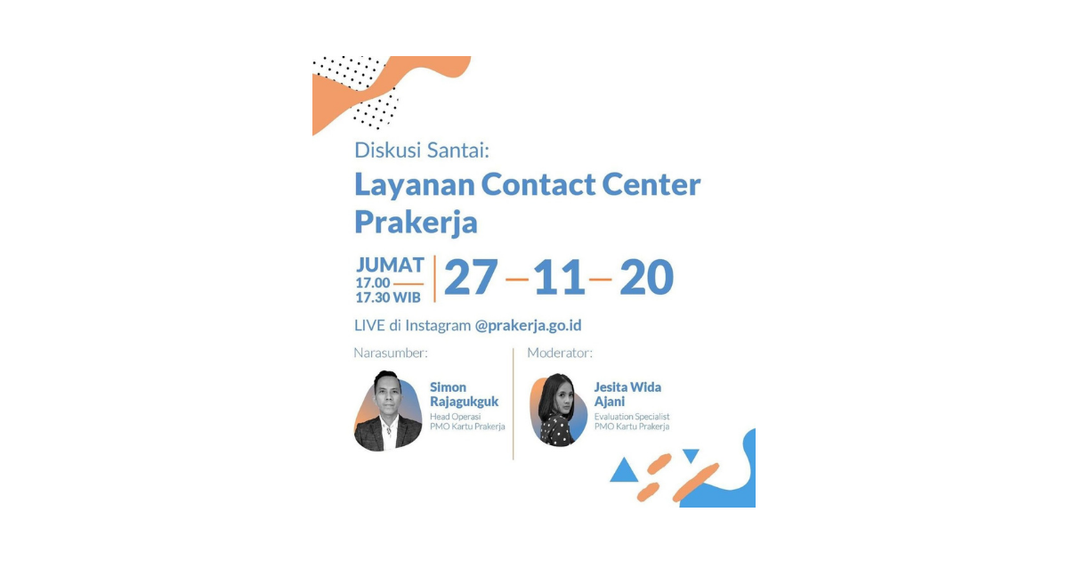 Wow, Layanan Aduan Kartu Prakerja Terima 41 Ribu Live Chat, 23 Ribu Email, dan 2.100 Telepon Sehari!